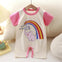 Off White Elephant Romper BS6065D
